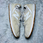 New Balance 996 Off-White Suede Gum Sole Sneakers (Size 45)