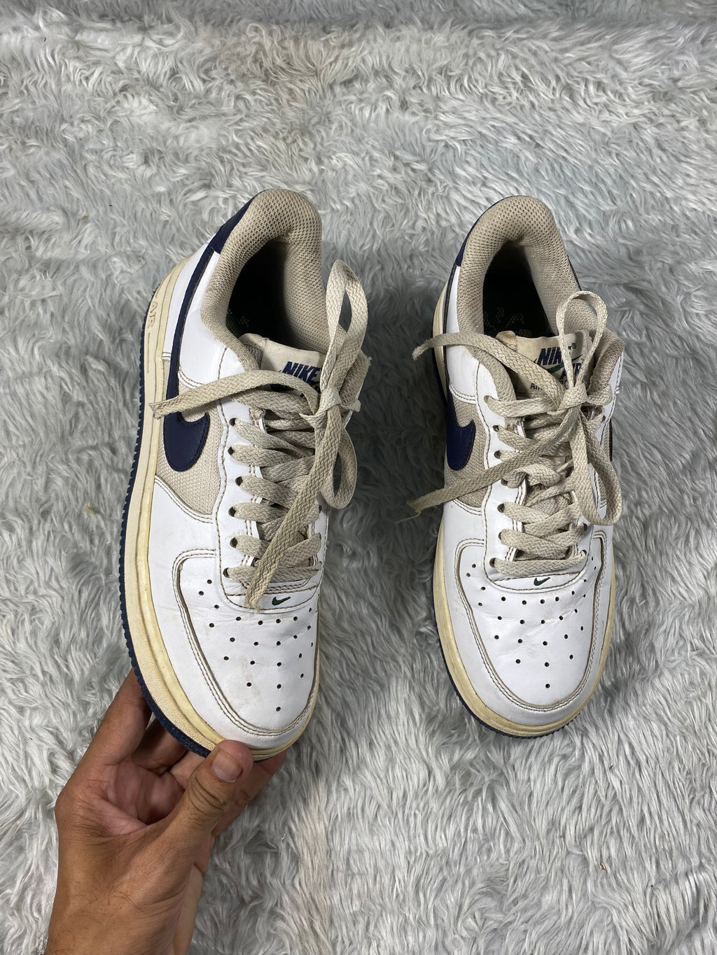 Nike Air Force 1 '07 Next Nature White / Midnight Navy colorway(Size 38)