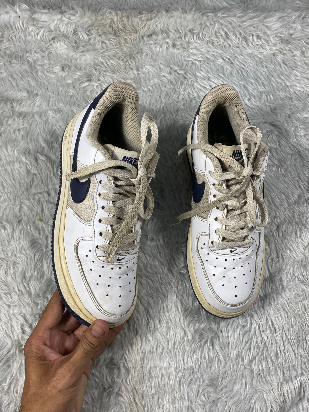 Nike Air Force 1 '07 Next Nature White / Midnight Navy colorway(Size 38)