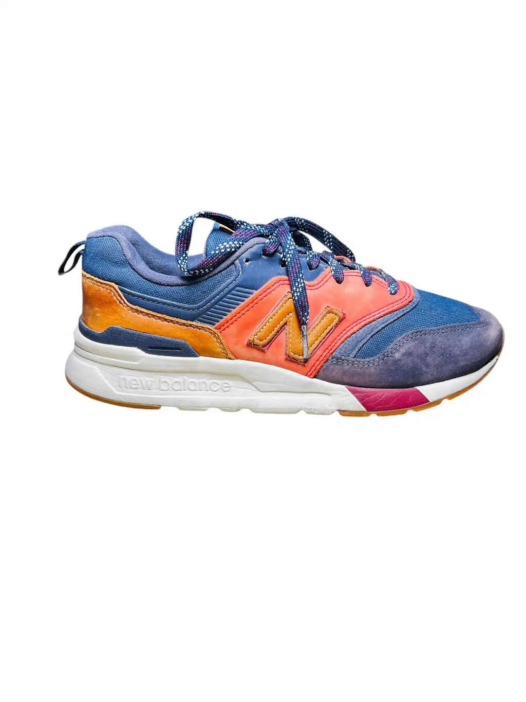 New Balance CM997 Men's Sports Shoes – Navy/Peach – US 8