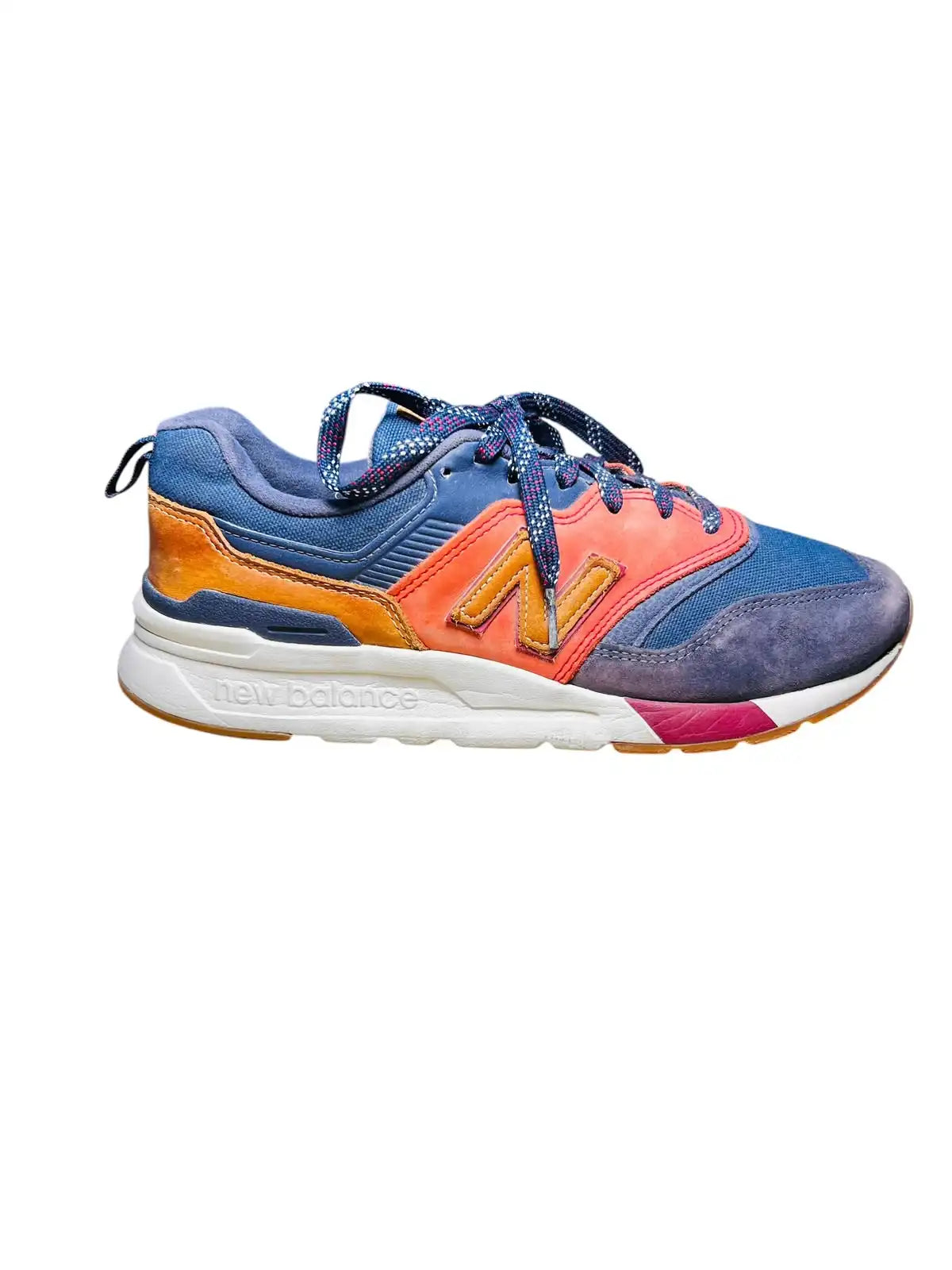 New Balance CM997 Men's Sports Shoes – Navy/Peach – US 8