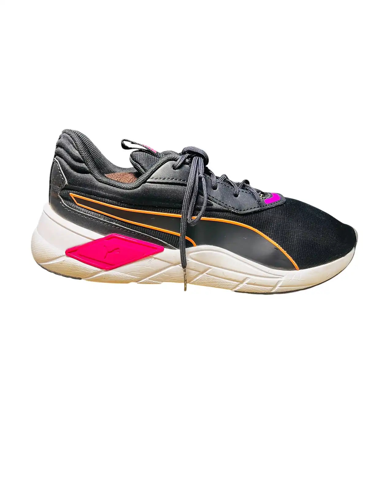Puma Women's Sports Shoes – Black/Magenta – US 8.5