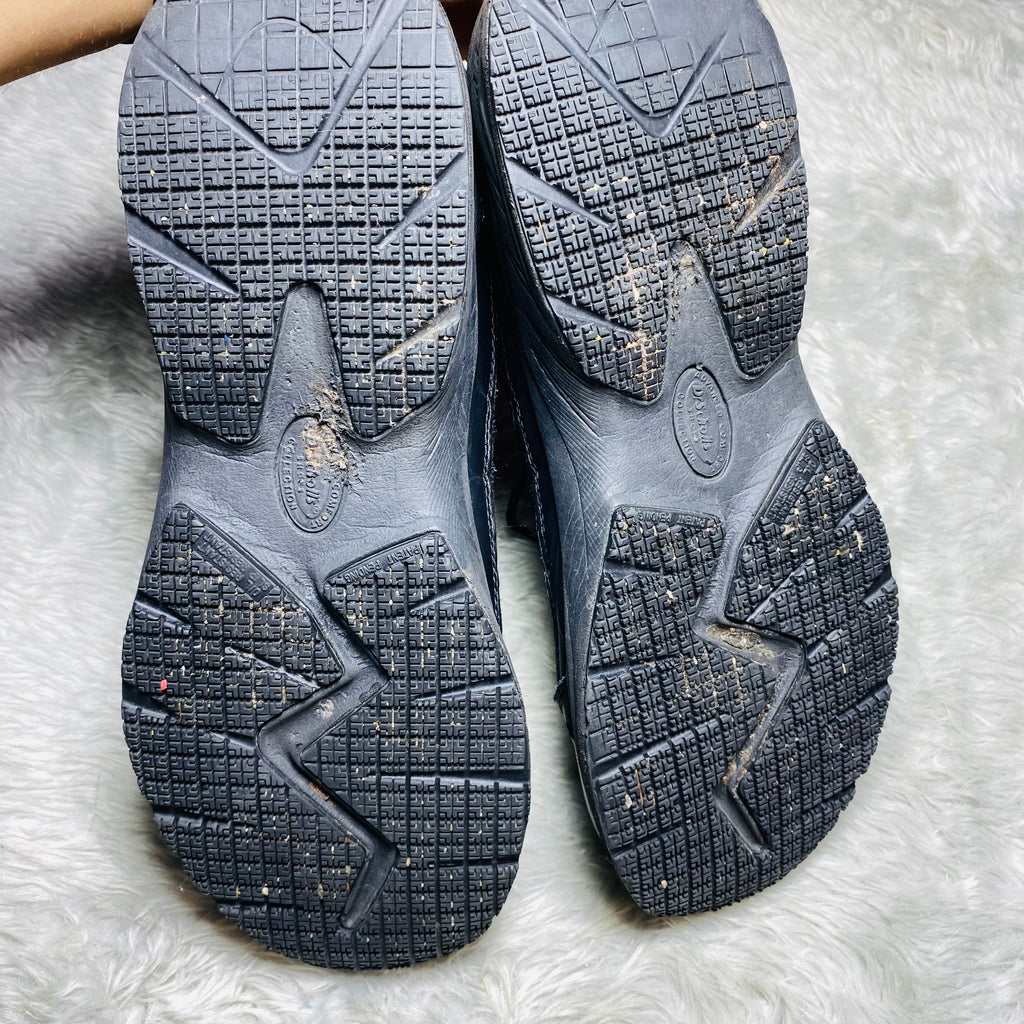 Dr. Scholl's Inlow Slip-Resistant Black Work Sneakers (Size 45)