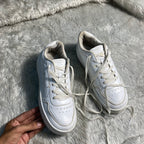 Champion Rebound Platform Low Sneakers – All White(Size 41)