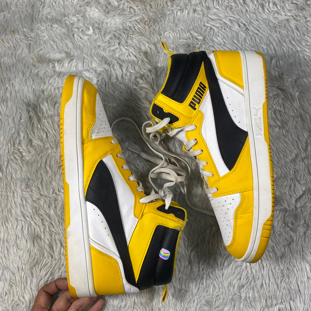 PUMA Rebound V6 Mid Top Sneaker(Size 44)