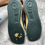 N-i-k-e Air Force 1 Low Vintage Black Sail Dark Pine Sneakers(Size 42)