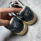 N-i-k-e Air Force 1 Low Vintage Black Sail Dark Pine Sneakers(Size 42)