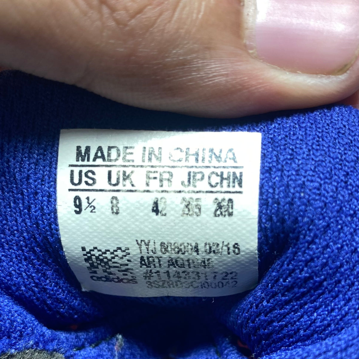 Adidas Adipure Flex Bold Blue Pink Sneakers (Size 42)