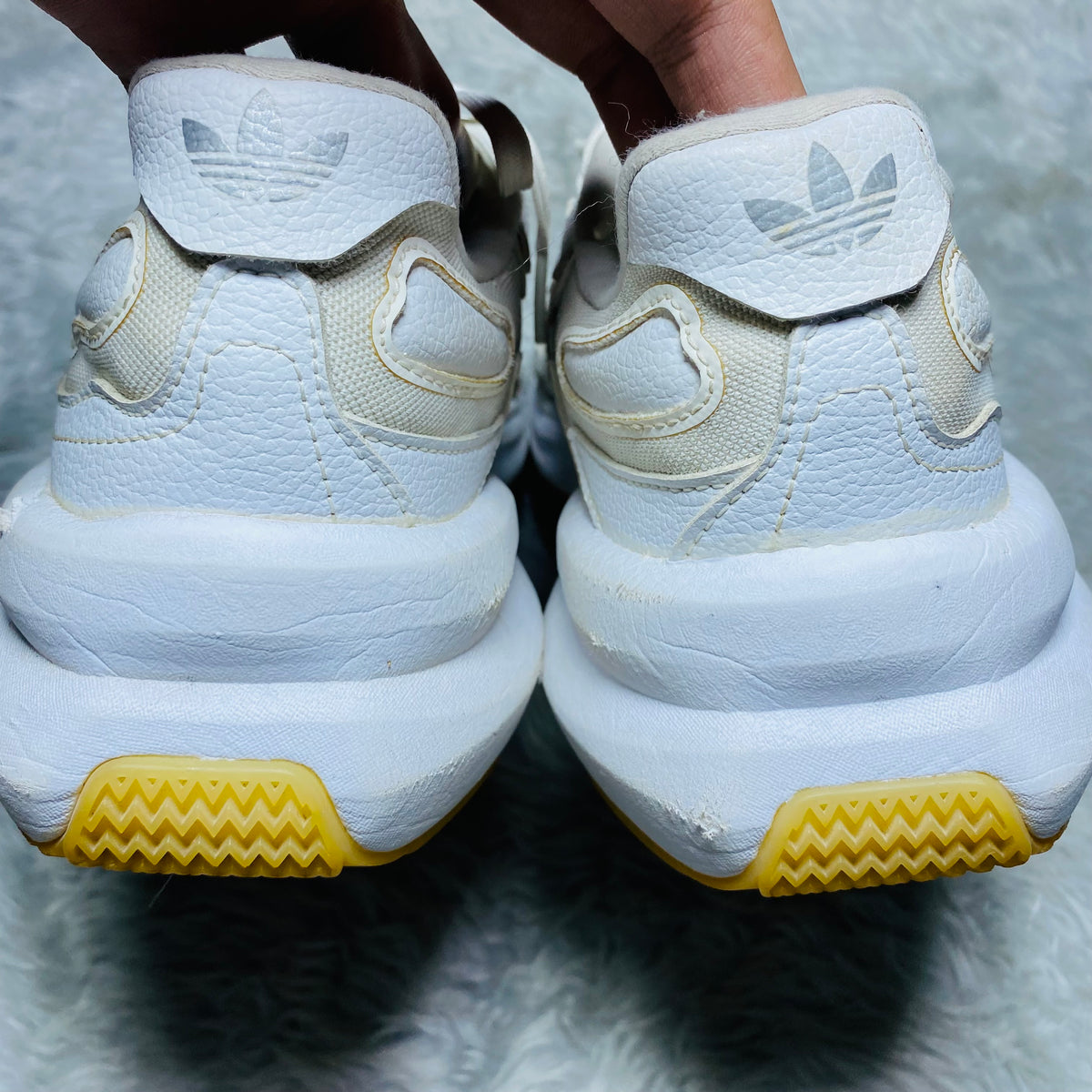 Adidas Wmns Zentic Cloud White Sneakers (Size 40.5)