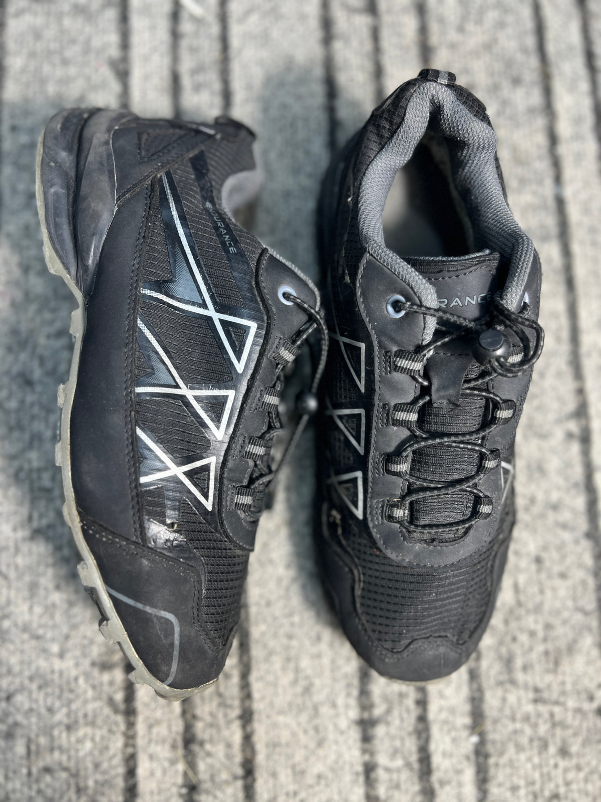Endurance Waterproof Trail Shoes – Black(Size 40.5)