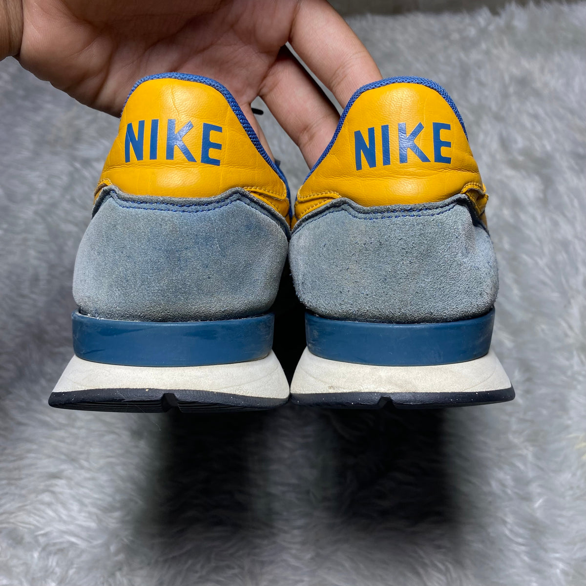 Nike Internationalist Court Blue Deep Marina Retro Sneakers(Size 45)
