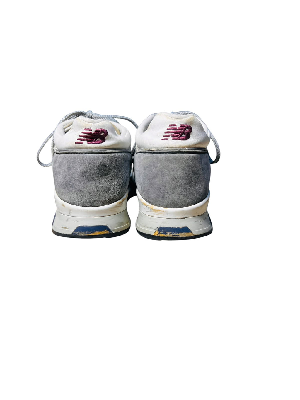 New Balance Classic Lifestyle Sneakers – Grey/White/Burgundy (Men's)