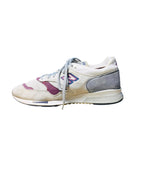 New Balance Classic Lifestyle Sneakers – Grey/White/Burgundy (Men's)