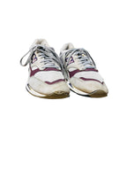 New Balance Classic Lifestyle Sneakers – Grey/White/Burgundy (Men's)