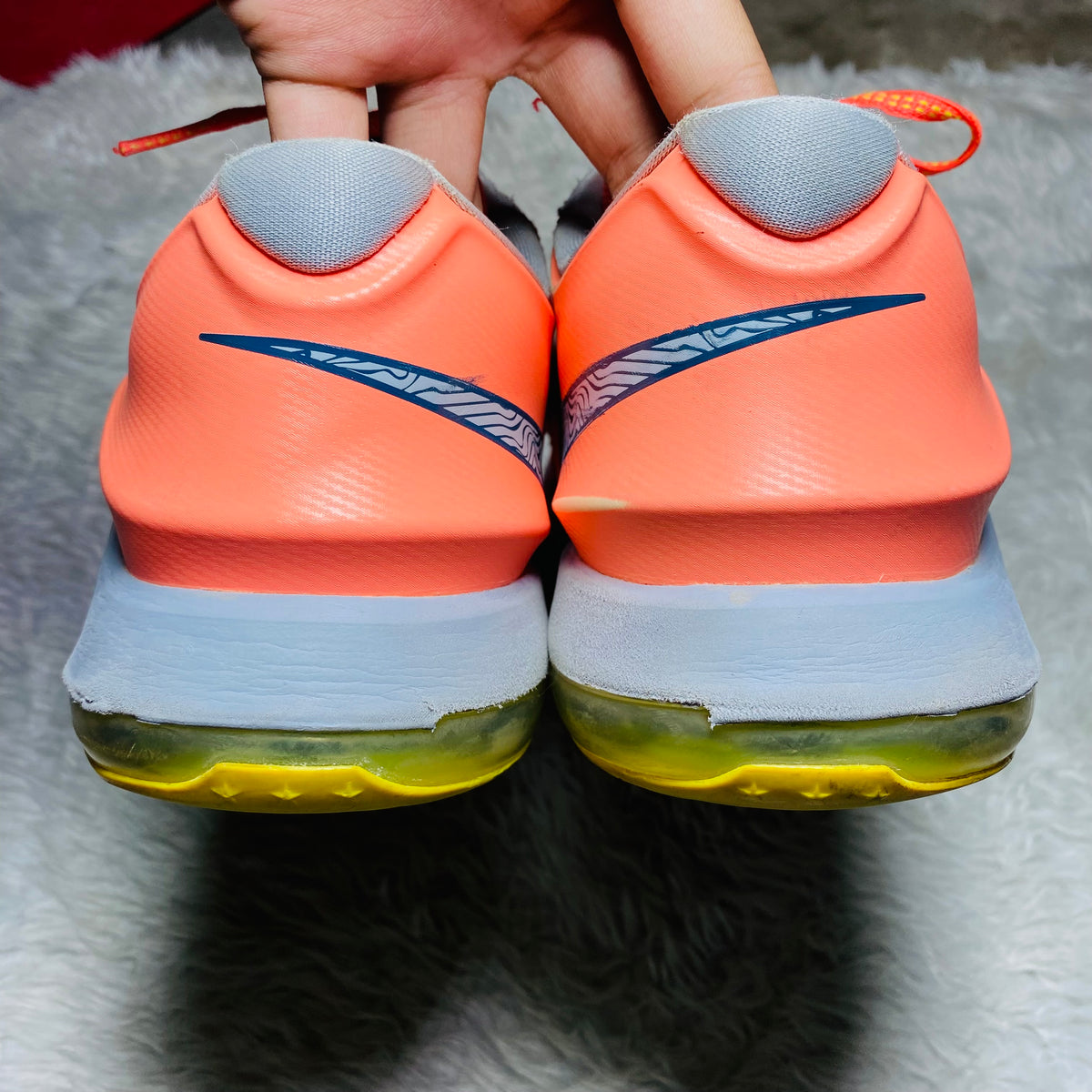 Nike KD 7 35,000 Degrees Bright Mango Sneakers (Size 45.5)