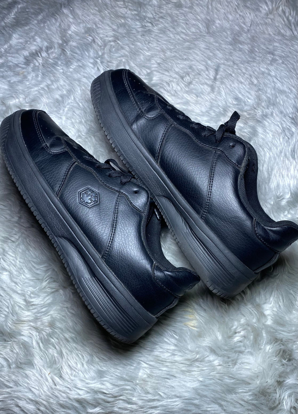 Lumberjack Finster Retro Casual Triple-Black Sneakers(Size 39)