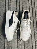 Puma Smash V2 Leather Men's Sneakers – White/Black(Size 40)