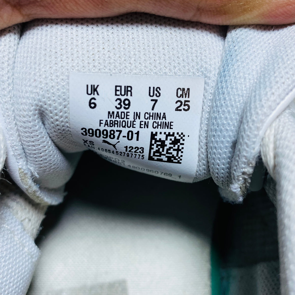 Puma Smash 3.0 L White Gold Sneakers(Size 39)