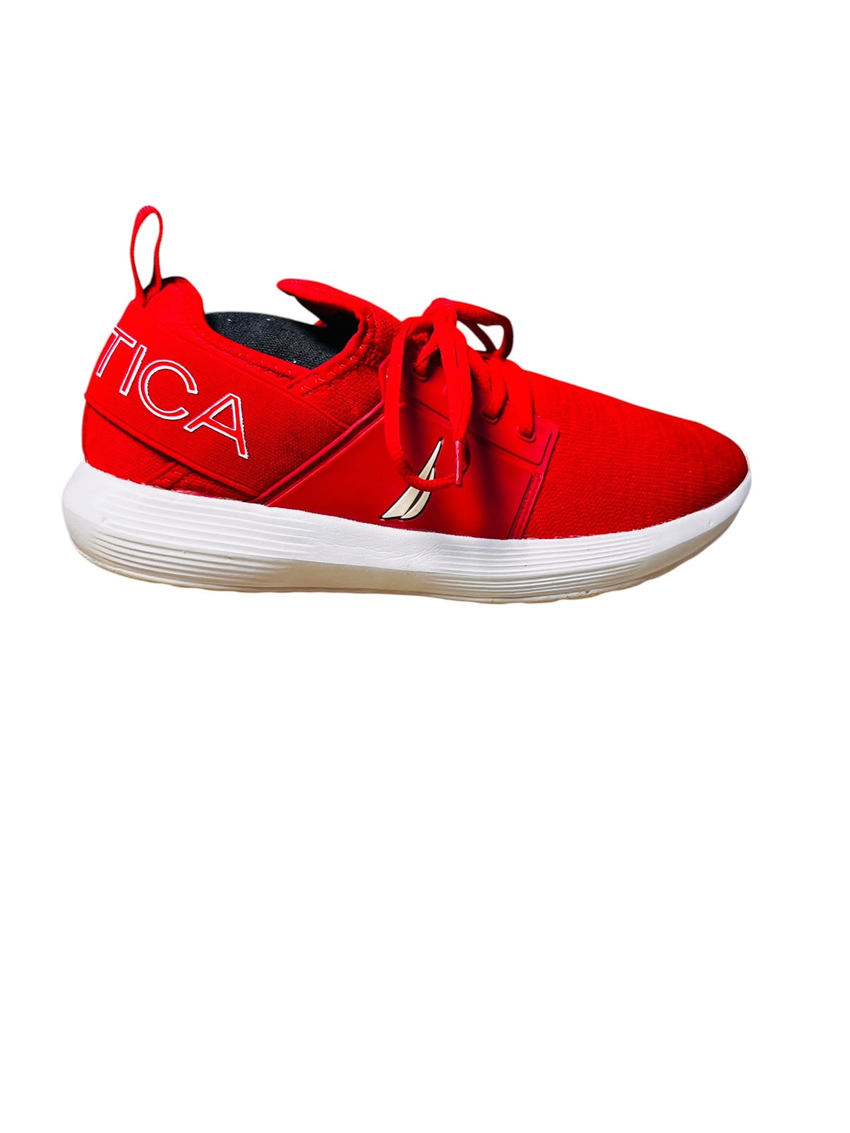 Nautica Rainey 2 Men's Red Knit Sneakers – US 9
