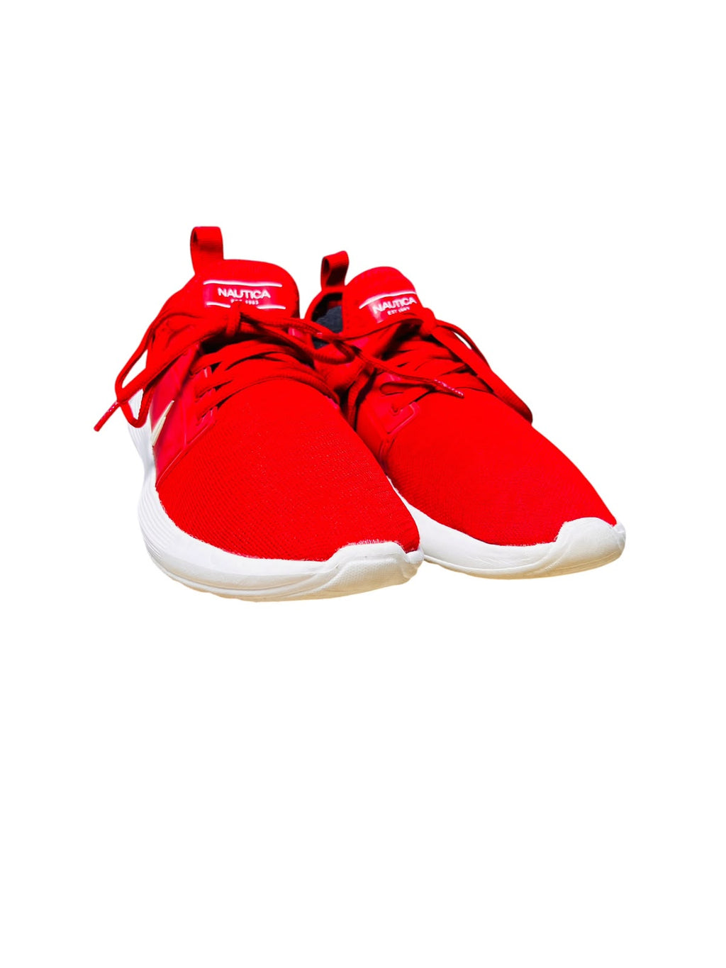 Nautica Rainey 2 Men's Red Knit Sneakers – US 9