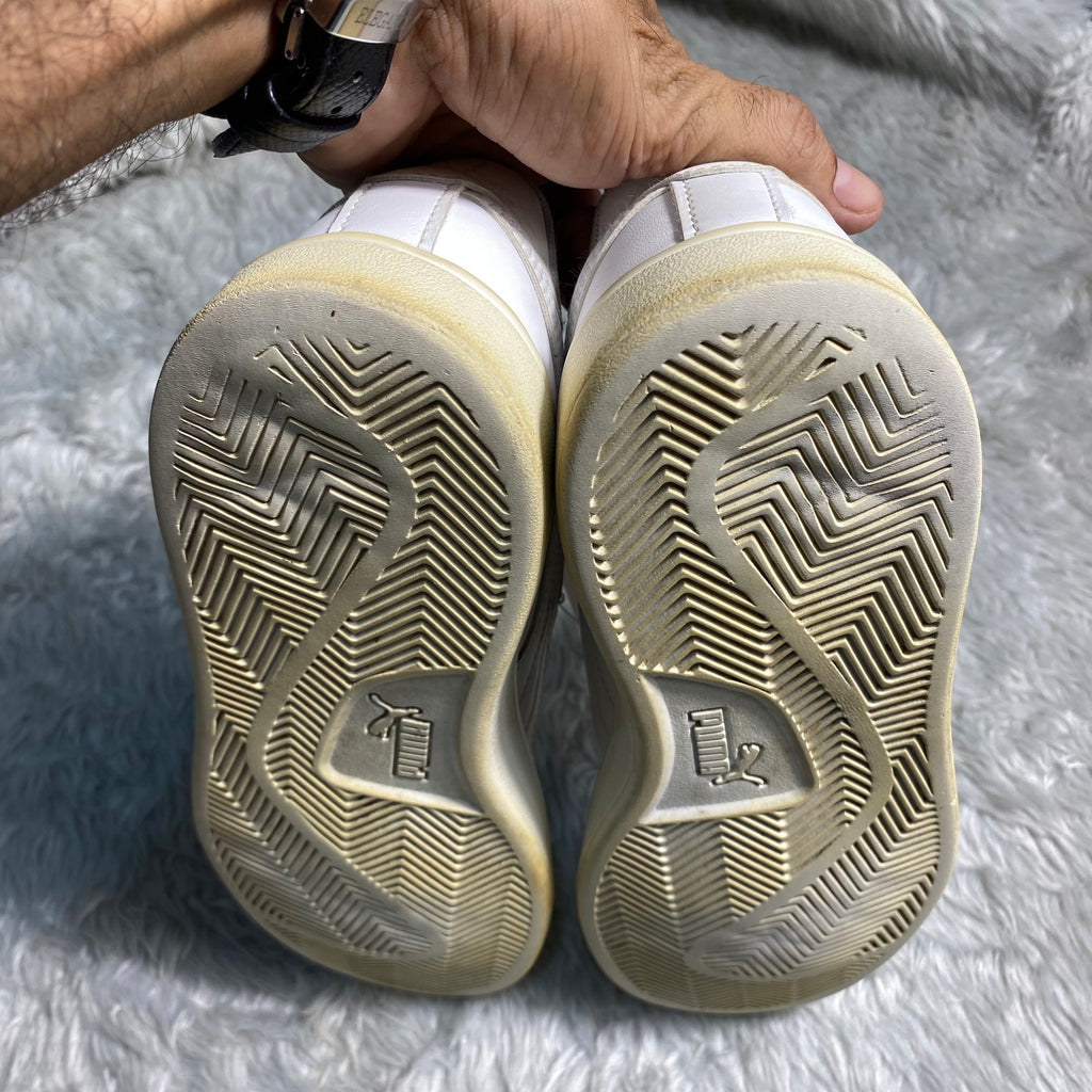 Puma Smash 3.0 L White Gold Sneakers(Size 39)