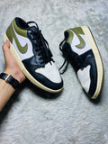 Air Jordan 1 Low Medium Olive Sneakers(Size 44)