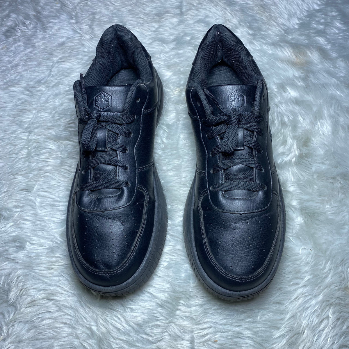 Lumberjack Finster Retro Casual Triple-Black Sneakers(Size 39)