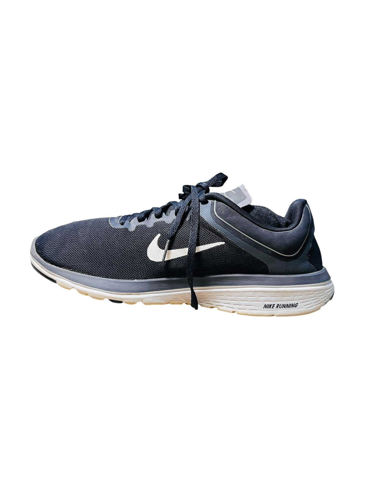 Nike FS Lite Run Sports Shoes – Black/White – US 8