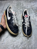 N-i-k-e Air Force 1 Low Vintage Black Sail Dark Pine Sneakers(Size 42)