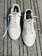 Puma Smash V2 Leather Men's Sneakers – White/Black(Size 40)