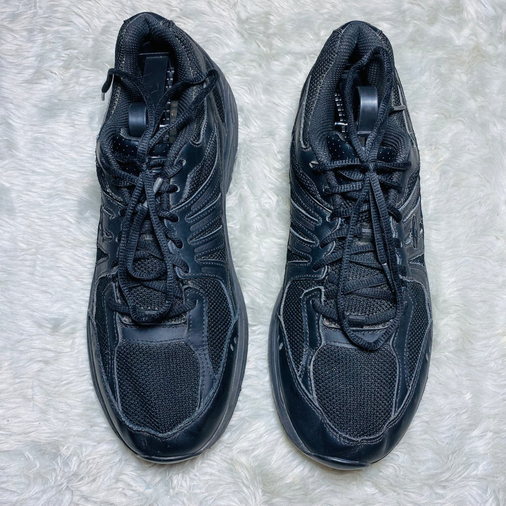 Dr. Scholl's Inlow Slip-Resistant Black Work Sneakers (Size 45)