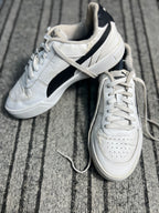 Puma Smash V2 Leather Men's Sneakers – White/Black(Size 40)