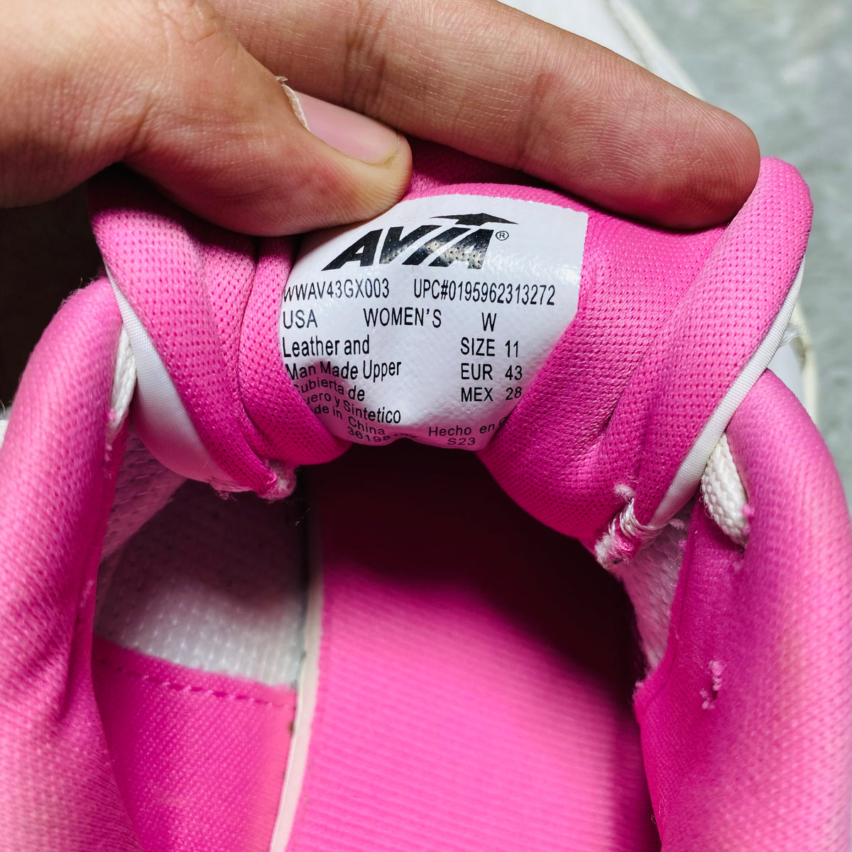 Avia Women's Platform Court Sneakers(Size 43)