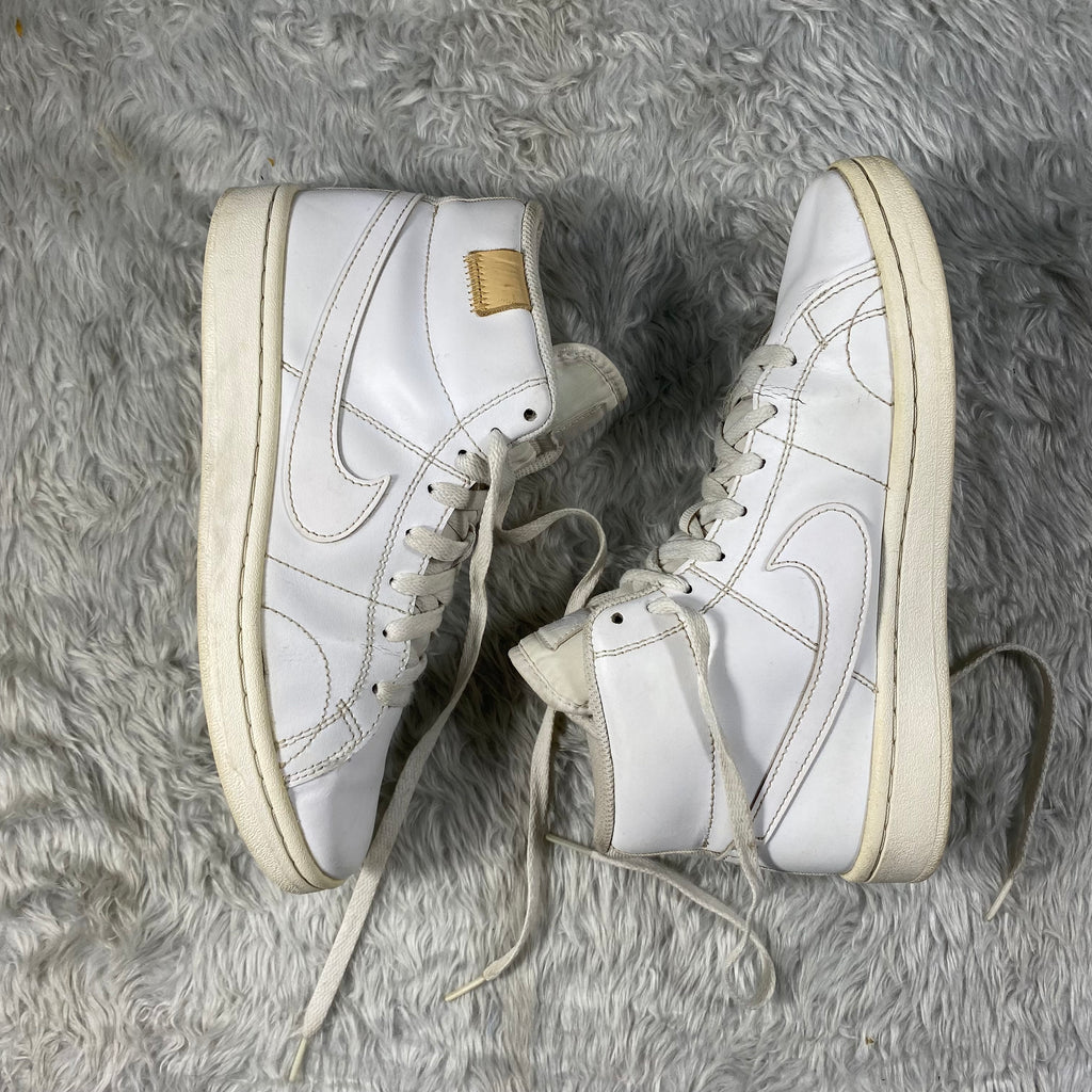Nike Women's Court Royale 2 Mid in the "Triple White”(Size 39)