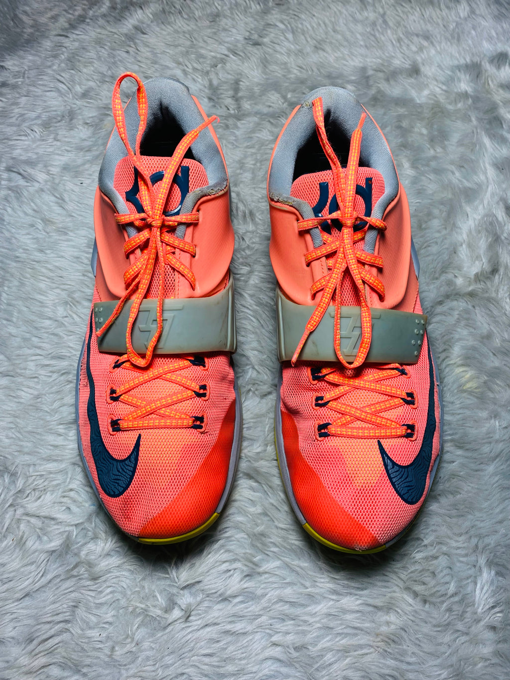 Nike KD 7 35,000 Degrees Bright Mango Sneakers (Size 45.5)