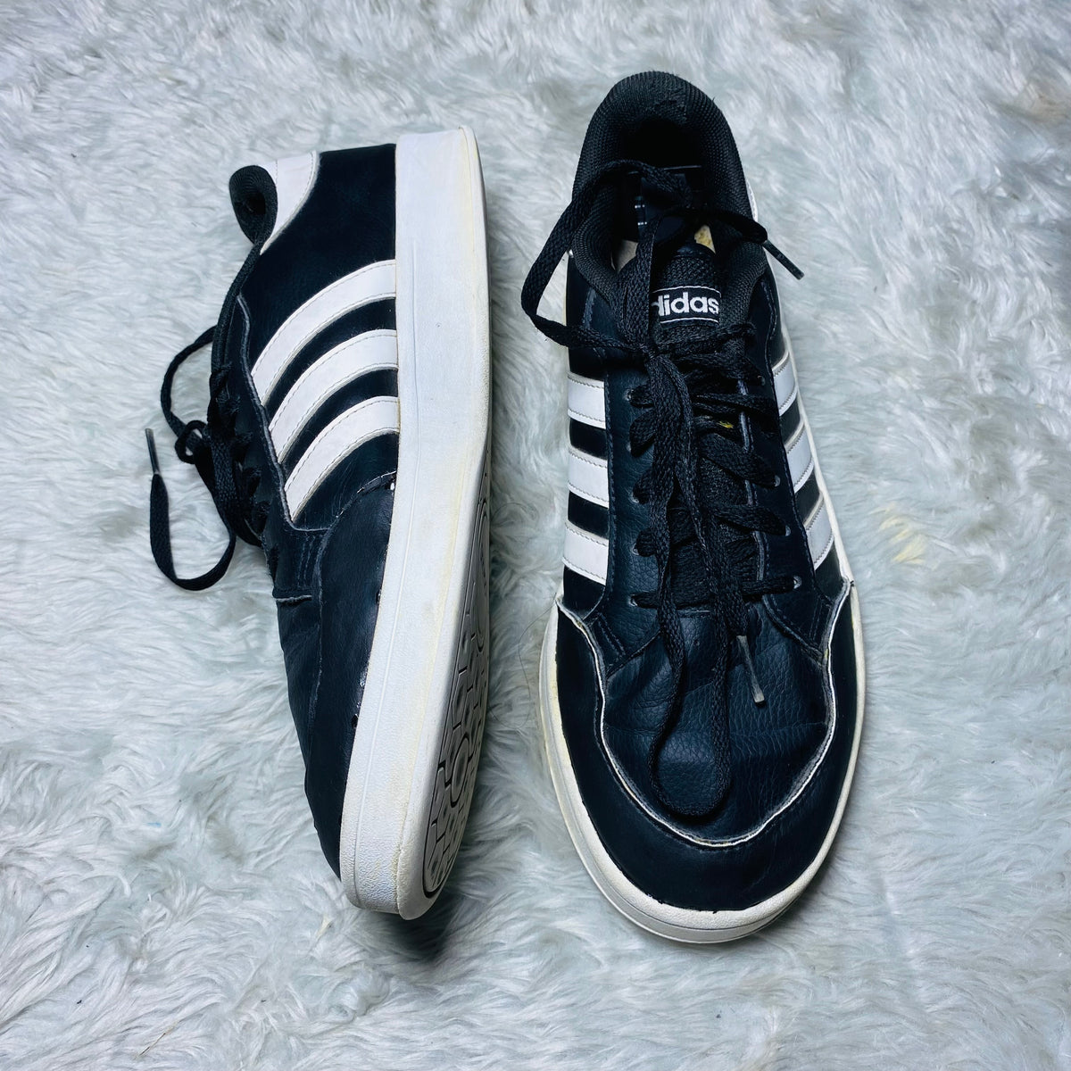 Adidas Breaknet Core Black Cloud White Sneakers(Size 41.5)