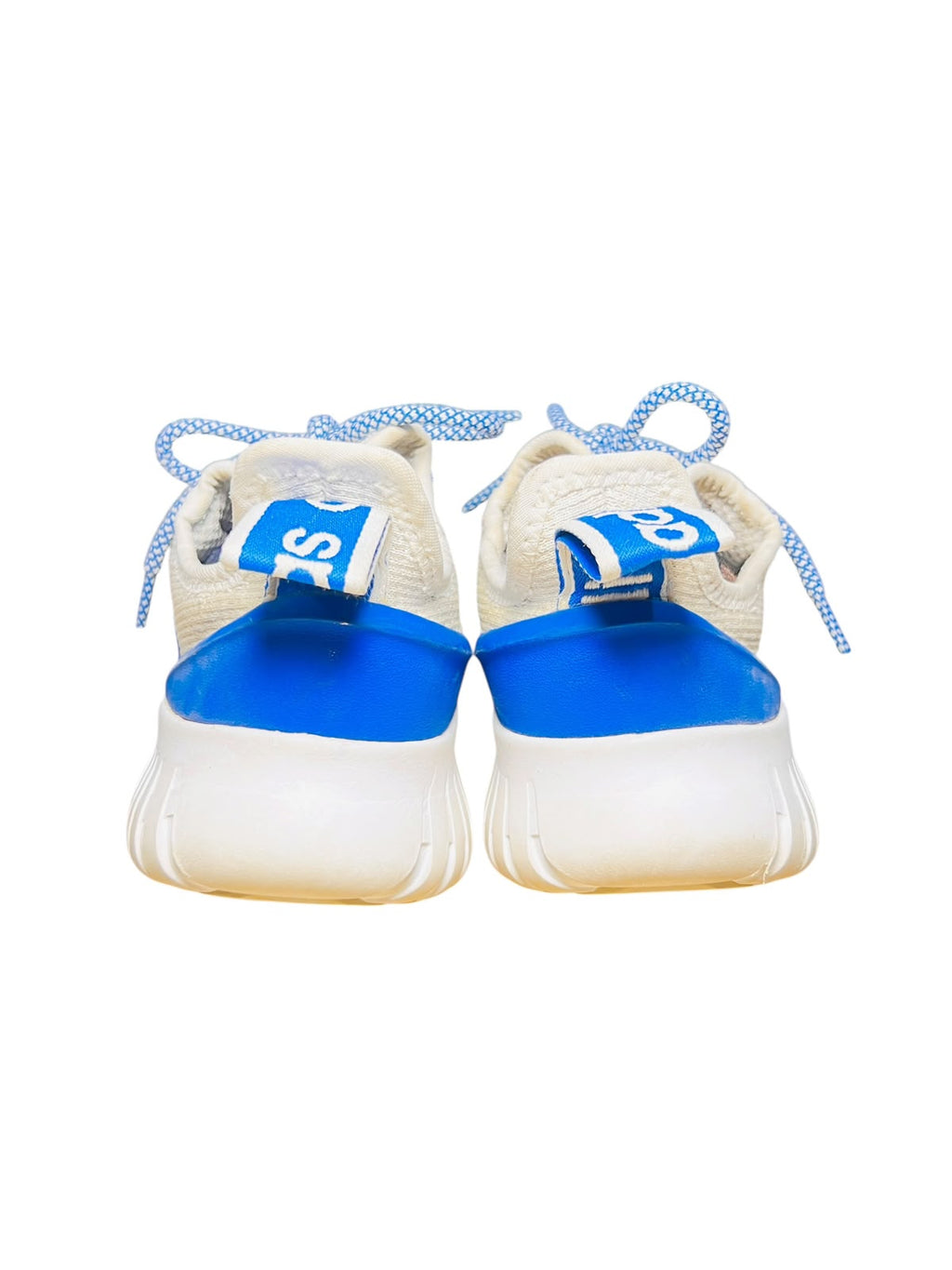 Adidas Men's Sports Shoes – Off-White/Blue – US 8