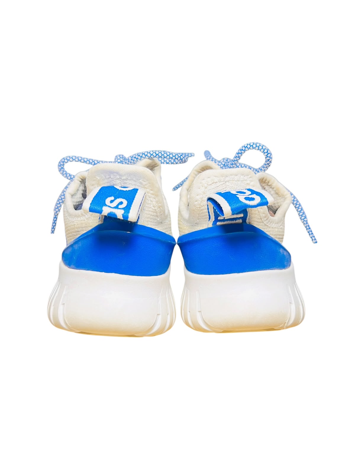 Adidas Men's Sports Shoes – Off-White/Blue – US 8