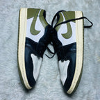 Air Jordan 1 Low Medium Olive Sneakers(Size 44)