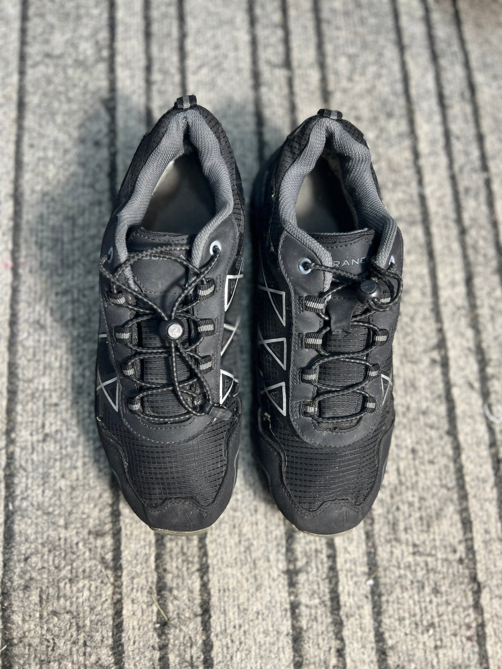 Endurance Waterproof Trail Shoes – Black(Size 40.5)