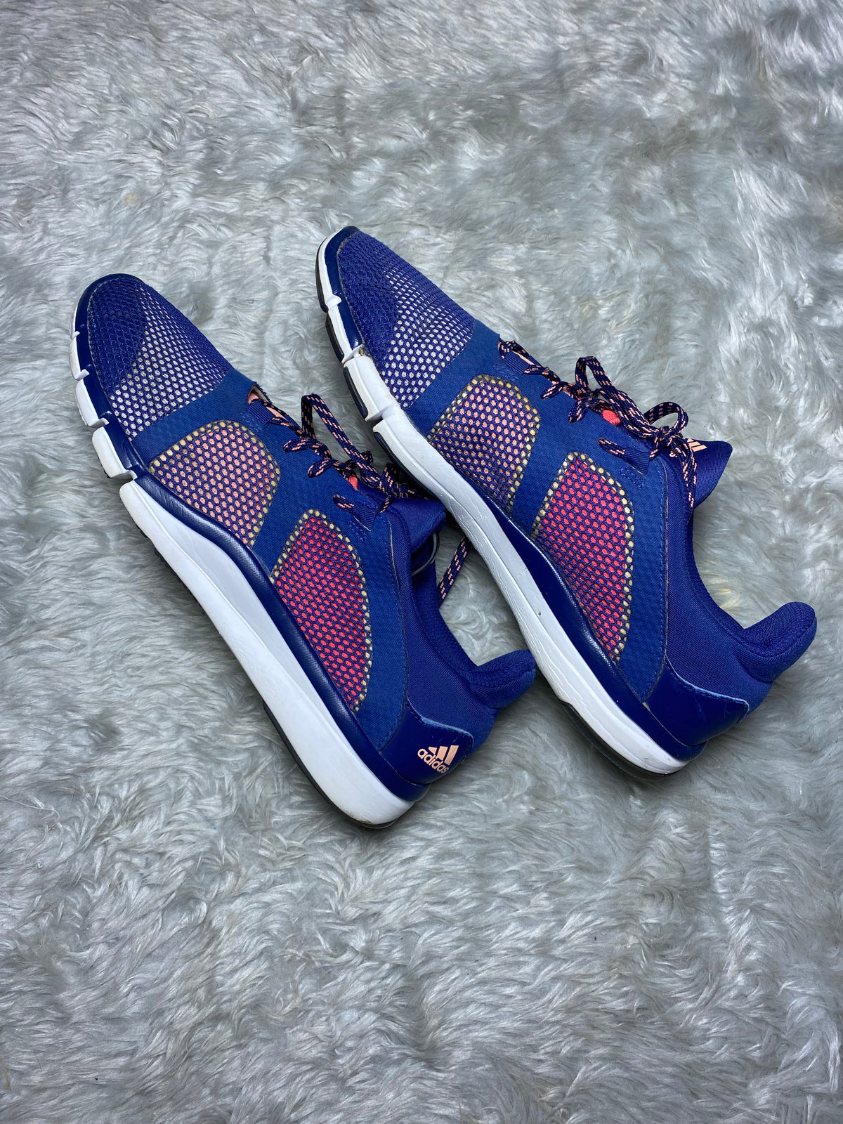 Adidas Adipure Flex Bold Blue Pink Sneakers (Size 42)