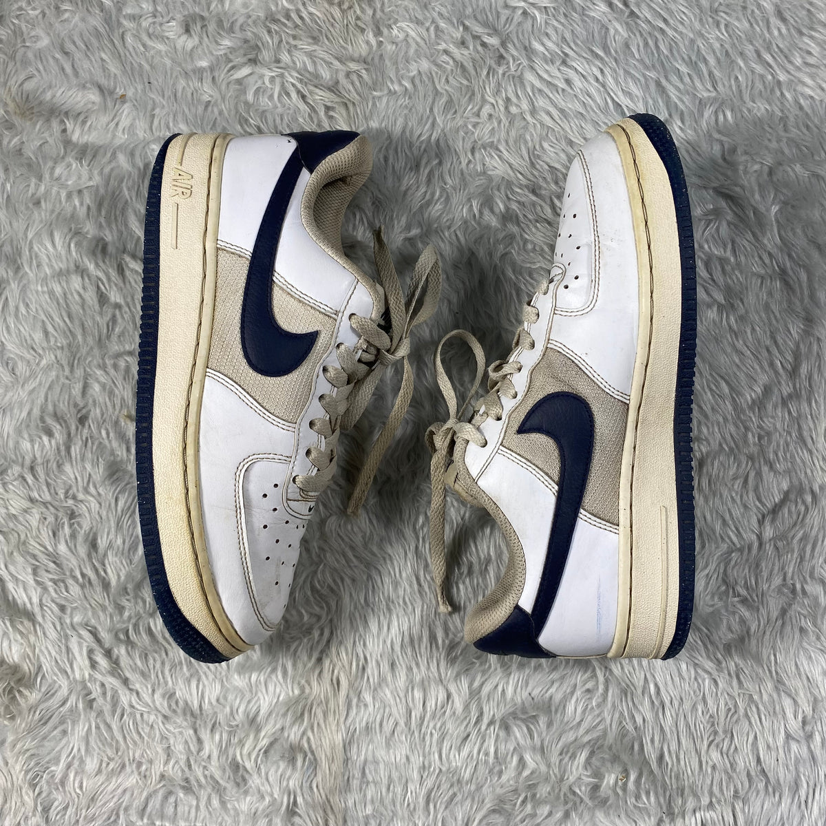 Nike Air Force 1 '07 Next Nature White / Midnight Navy colorway(Size 38)