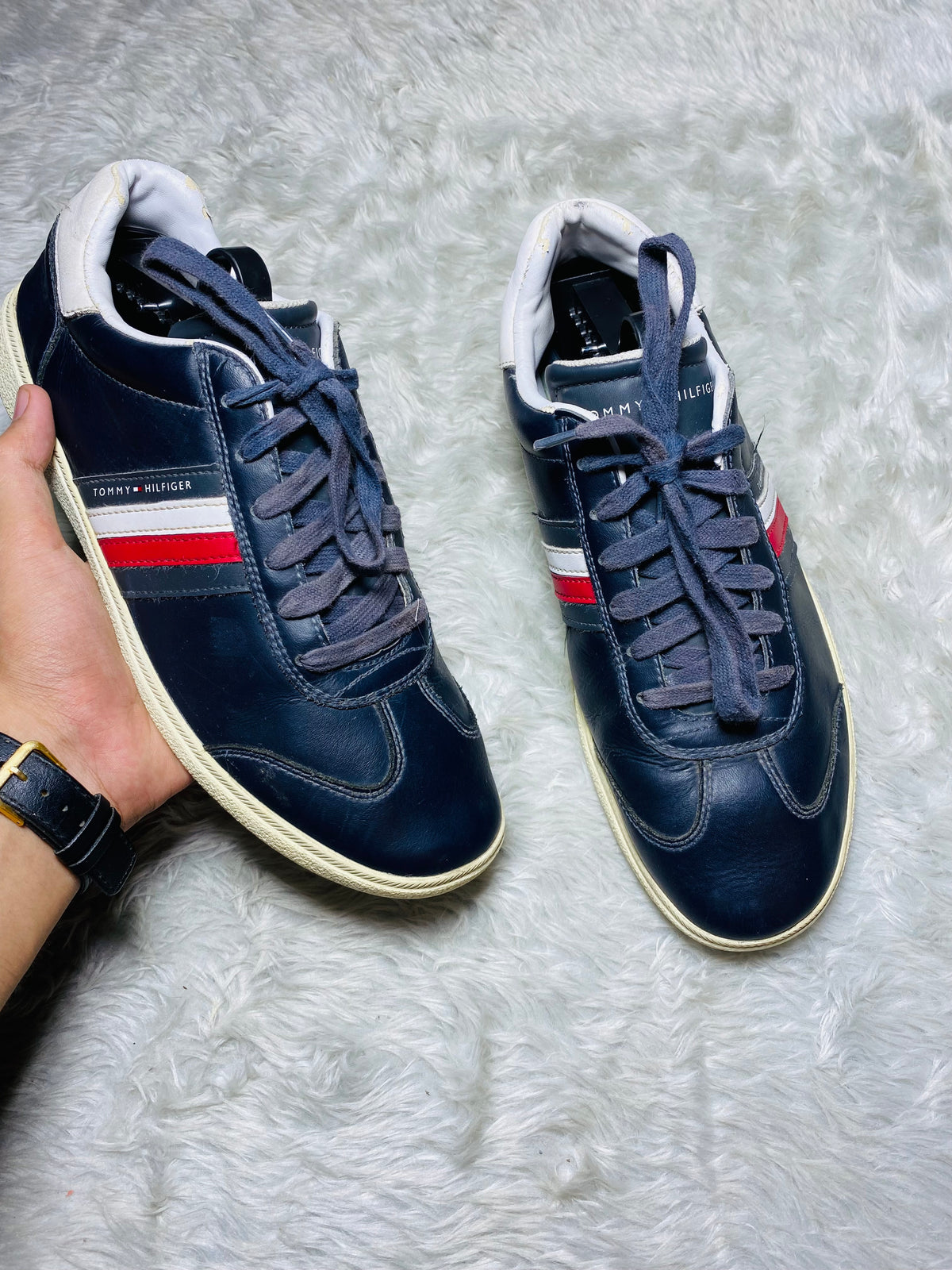 Tommy Hilfiger Essential Corporate Cupsole Sneakers(Size 42)