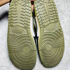 Air Jordan 1 Low Medium Olive Sneakers(Size 44)