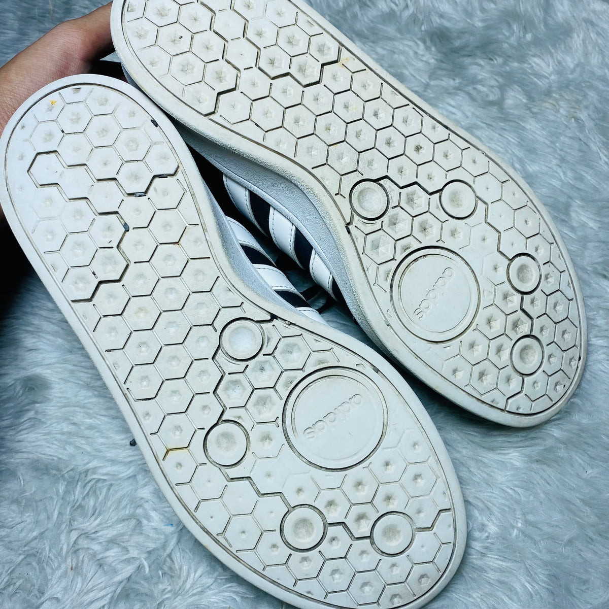 Adidas Breaknet Core Black Cloud White Sneakers(Size 41.5)
