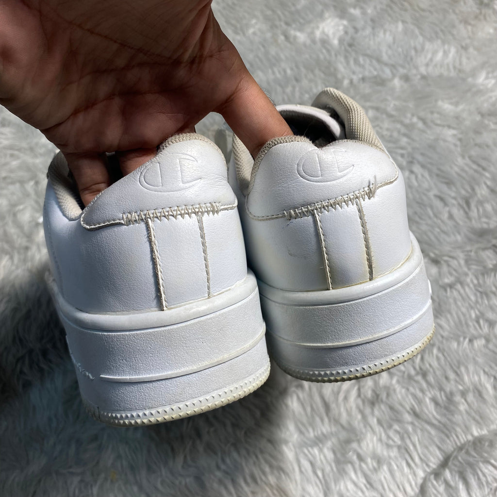 Champion Rebound Platform Low Sneakers – All White(Size 41)